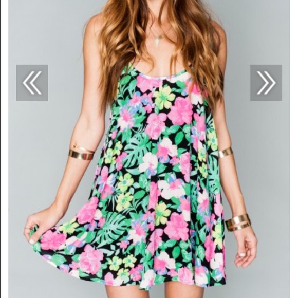 Show Me Your Mumu Bella Dress Flower Park